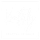 Kraftily shop logo in white with transparent background - Handmade Shoes From Morocco.